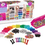 CRAYOLA- Creations, Super Set Lettere e Perline, per Creare Braccialetti Personalizzati, attività Creativa e Regalo per Bambine, 04-1181, Multicolore