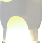 I-TOTAL®- LAMP A.D.A con base laccata scuro/chiaro argentato (transparente/cera bianca)